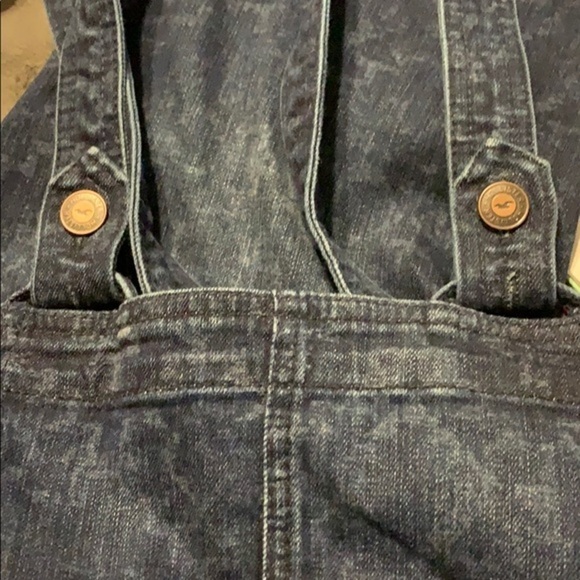 Hollister Aztec print denim overalls size small - Picture 7 of 9